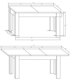 Meblocross Maximus -jatkettava Ruokapöytä, Tammi -NORE Kalusteet Myymälä meblocross maximus jatkettava ruokapoyta tammi d6025 netistai reference