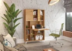 Meblocross Meclocross Megan 2 Monitoiminen Hylly, Vaaleanruskea -NORE Kalusteet Myymälä meclocross megan 2 monitoiminen hylly vaaleanruskea 9e188 palaute reference