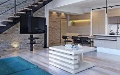 ADRK Furniture Messa, Kiiltävän Valkoisen Värinen Sohvapöytä -NORE Kalusteet Myymälä messa kiiltavan valkoisen varinen sohvapoyta bb105 netistai reference