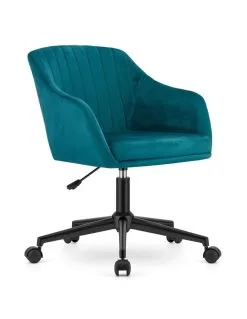 MINK Kääntyvä Nojatuoli, Merenvihreä Sametti