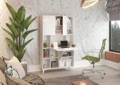 Monikäyttöinen Hyllykaappi Meblocross Megan 2, Kiiltävä Valkoinen -NORE Kalusteet Myymälä monikayttoinen hyllykaappi meblocross megan 2 kiiltava valkoinen 07d00 palaute reference