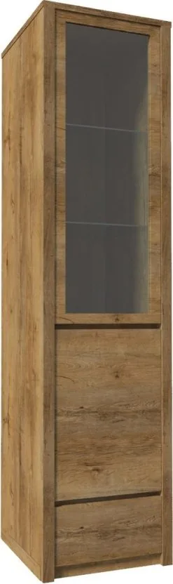 Gala Meble Montana W1D - Tyylikäs Lasinen Vitriini.