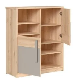 Black Red White Namek -kaappihyllystö, Valkoinen Kiiltävä/pyökki/harmaa -NORE Kalusteet Myymälä namek kaappihyllysto valkoinen kiiltavapyokkiharmaa be14d palaute reference