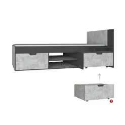 Meblar Nano 13, Sänky 90 X 200 Cm, Harmaa -NORE Kalusteet Myymälä nano 13 sanky 90 x 200 cm f4574 palaute reference