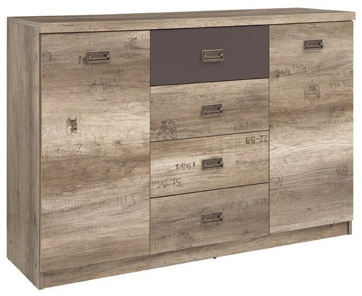 Black Red White Napit Malcolm 2D4S, Ruskea/harmaa 1 Black Red White Napit Malcolm 2D4S, Ruskea/harmaa