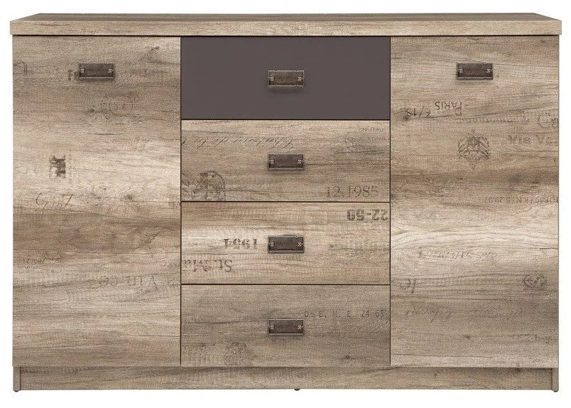 Black Red White Napit Malcolm 2D4S, Ruskea/harmaa 3 Black Red White Napit Malcolm 2D4S, Ruskea/harmaa - Image 3