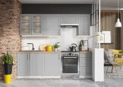 Stolkar Natalia-keittiön Kaappisarja 1,8 / 2,4, Harmaa