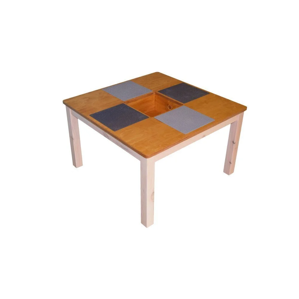 Ei Määritelty Neliönmuotoinen Lasten Leikkipöytä Lego, 64 Cm, Ruskea/harmaa 1 Ei Määritelty Neliönmuotoinen Lasten Leikkipöytä Lego, 64 Cm, Ruskea/harmaa