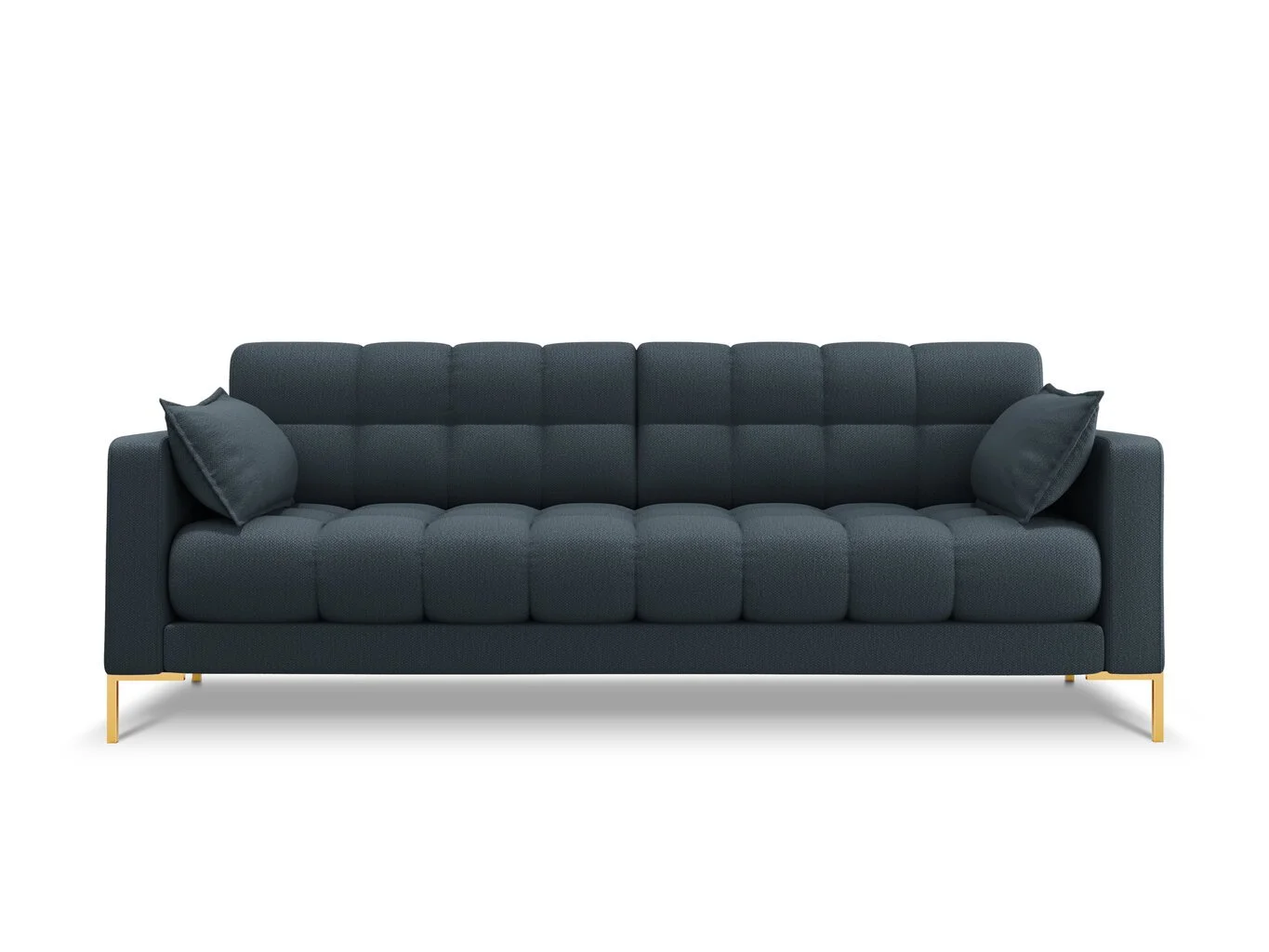Neljän Istuttava Sohva Micadoni Home Mamaia, Sininen/kultainen Väri 2 Neljän Istuttava Sohva Micadoni Home Mamaia, Sininen/kultainen Väri - Image 2
