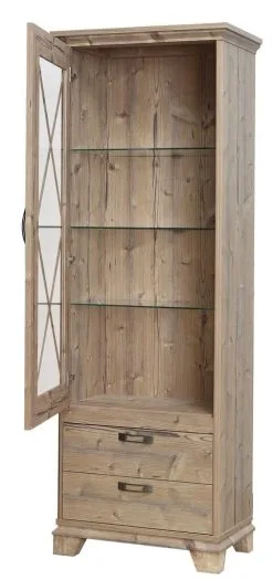 Forte Nepal-II-vitriinikaappi, Mänty -NORE Kalusteet Myymälä nepal ii vitriinikaappi manty 0889c hinta reference