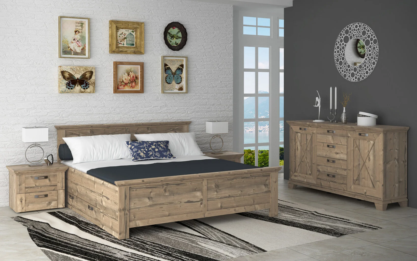 Forte Nepal-ruokapöytä, Jatkettava, Mänty 6 Forte Nepal-ruokapöytä, Jatkettava, Mänty - Image 6