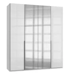 Aatrium NEW YORK C P08408 VAATEKAAPPI 4u+2p 180h236 Valkoinen Lasi/valkoinen