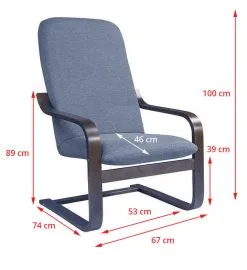 Black Red White Nojatuoli Ania ES, Harmaa -NORE Kalusteet Myymälä nojatuoli ania es harmaa e3039 palaute reference