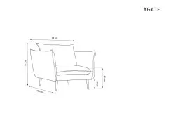 Nojatuoli Micadoni Home Agate, Beige/Musta -NORE Kalusteet Myymälä nojatuoli micadoni home agate beigemusta 0b255 osta reference