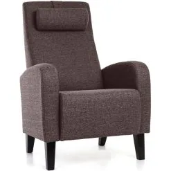 Nojatuoli Solo, Ruskea, Inari 28, Jalat - Pähkinä