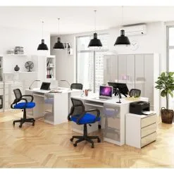 NORE A11 Työpöytä, Valkoinen/vaaleanharmaa -NORE Kalusteet Myymälä nore a11 tyopoyta valkoinenvaaleanharmaa eb968 netistai reference