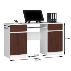 NORE A5, Valkoinen/tummanruskea. -NORE Kalusteet Myymälä nore a5 valkoinentummanruskea 87c4f netistai reference