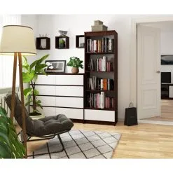 NORE CLP R 60cm Hylly, Ruskea/valkoinen -NORE Kalusteet Myymälä nore clp r 60cm hylly ruskeavalkoinen 1064d netistai reference