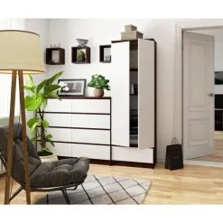 NORE CLP R60 Hyllykaappi, Ruskea/valkoinen 8 NORE CLP R60 Hyllykaappi, Ruskea/valkoinen -NORE Kalusteet Myymälä nore clp r60 hyllykaappi ruskeavalkoinen 1b334 netistai reference