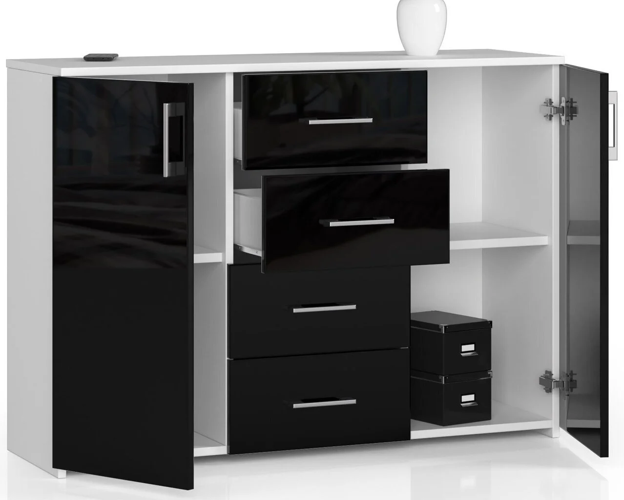 Nore K45 Lipasto, Valko/musta 5 Nore K45 Lipasto, Valko/musta - Image 5