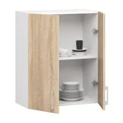 NORE Lima W60 D2 Seinälle Asennettava Keittiön Kaappi, Valkoisen / Tammisen Värinen 11 NORE Lima W60 D2 Seinälle Asennettava Keittiön Kaappi, Valkoisen / Tammisen Värinen -NORE Kalusteet Myymälä nore lima w60 d2 seinalle asennettava keittion e3ea0 osta reference