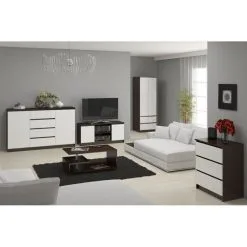 NORE Lipasto CL2 40 Cm, Ruskea/valkoinen -NORE Kalusteet Myymälä nore lipasto cl2 40 cm ruskeavalkoinen 019b2 netistai reference