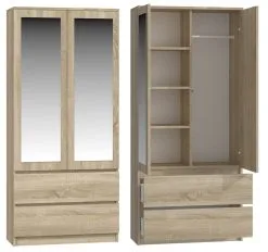 NORE Malwa -vaatekaappi SS90, Tammi -NORE Kalusteet Myymälä nore malwa vaatekaappi ss90 tammi 46b78 hinta reference