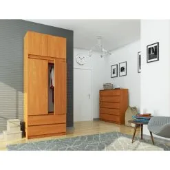 Vaatekaappi NORE S90 Antrasolilla, Ruskea -NORE Kalusteet Myymälä nore s90 kaappi ruskea e0dae netistai reference