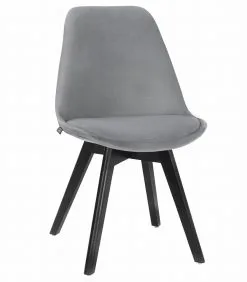 Nori, 4-tuolisetti Harmaa/musta