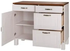 Notio Living Dennis 1-ovinen Keittiökaappi, Valkoinen/ruskea -NORE Kalusteet Myymälä notio living dennis 1 ovinen keittiokaappi valkoinenruskea bd060 netistai reference