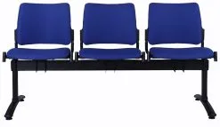 Odotuspenkki Wood Garden Rocky Ilman Käsinojia, 3-istuttava, Sininen