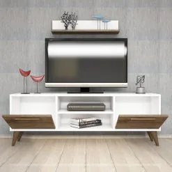 Olohuoneen Huonekalusarja Kalune Design 389 (XV), Valkoinen/ruskea -NORE Kalusteet Myymälä olohuoneen huonekalusarja kalune design 389 xv valkoinenruskea 67a5b netistai reference