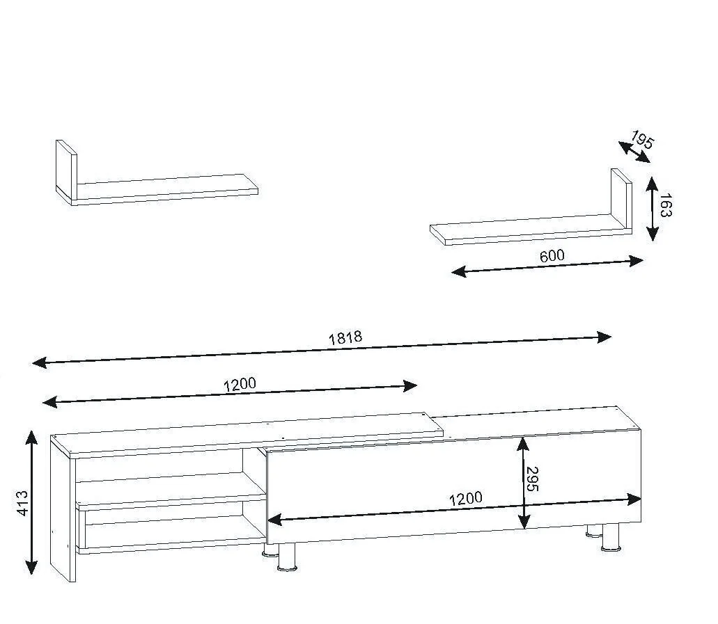 Olohuoneen Kalustesarja Kalune Design 745(III), Valkoinen 5 Olohuoneen Kalustesarja Kalune Design 745(III), Valkoinen - Image 5