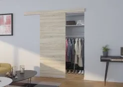 ADRK Furniture Ovet Kapealle Sierra 100:lle, Tammen Väri