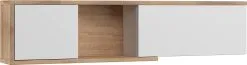 Seinäkaappi Meblocross Hybrid Hyb-25 2D, Tammi/valkoinen