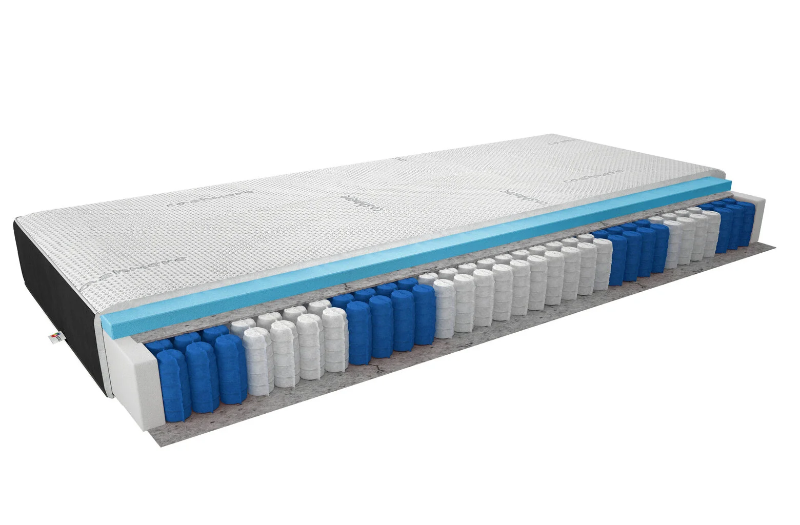 Patja NORE Lino Cashmere, 200x200 Cm, 80x200 1 Patja NORE Lino Cashmere, 200x200 Cm, 80x200