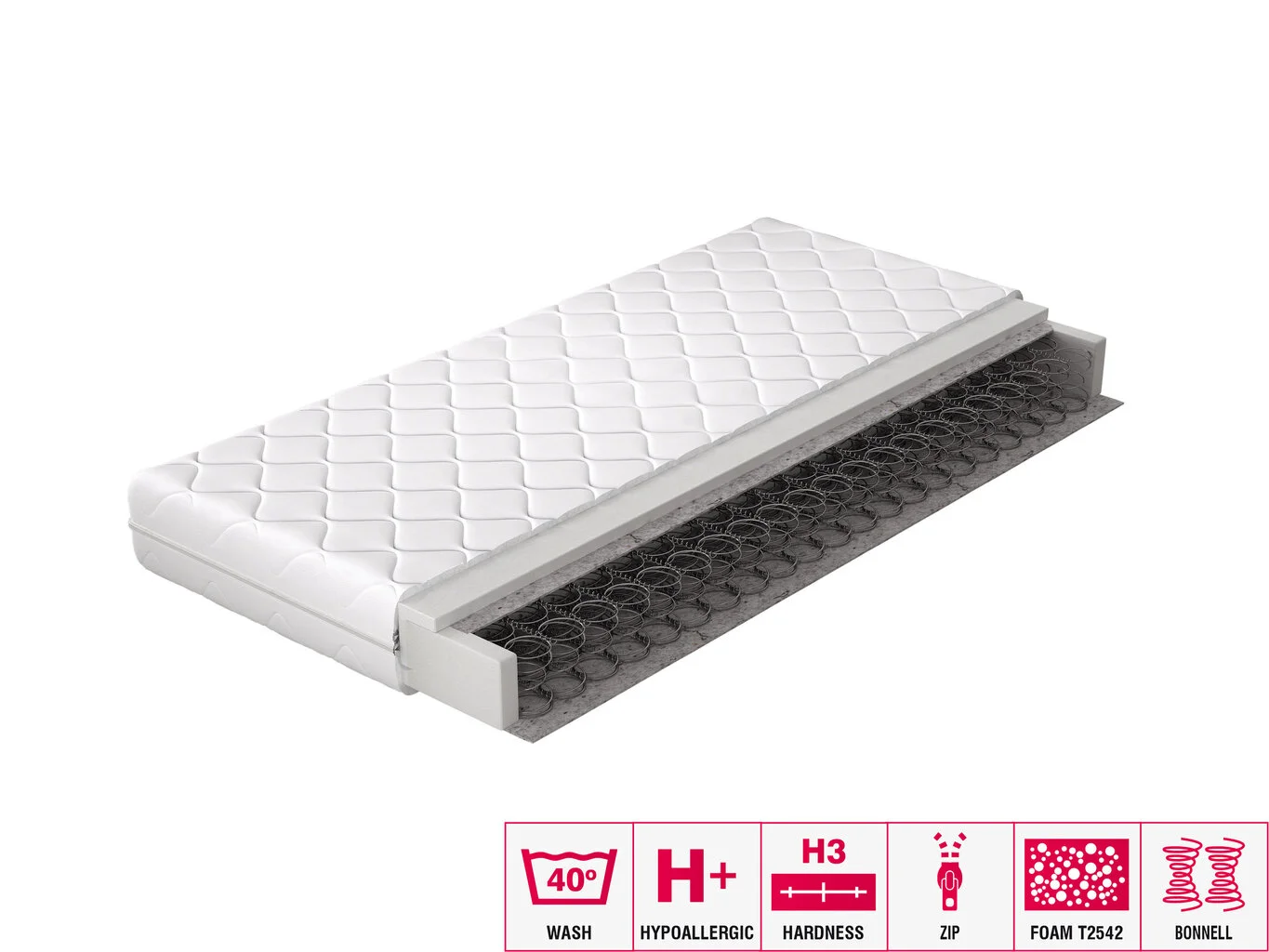 Patja NORE Omini, 90 X 200 Cm 2 Patja NORE Omini, 90 X 200 Cm - Image 2