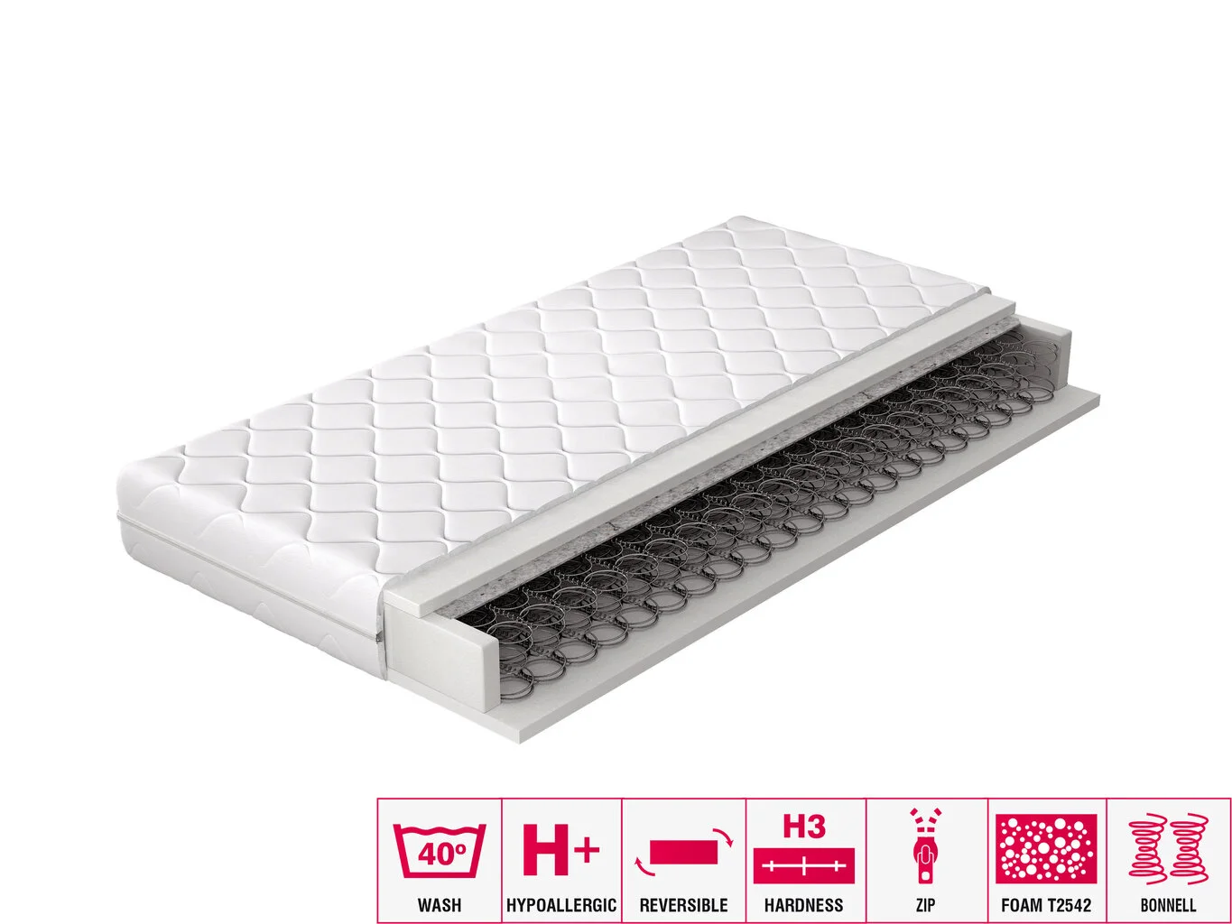 Patja NORE Orsola, 140x200 Cm 1 Patja NORE Orsola, 140x200 Cm