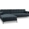 Pehmeä Kulmasohva Cosmopolitan Design Bali, Sininen/musta