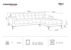 Pehmeä Kulmasohva Cosmopolitan Design Bali, Veluuri, Vaaleansininen/musta -NORE Kalusteet Myymälä pehmea kulmasohva cosmopolitan design bali veluuri vaaleansininenmusta add7e osta reference