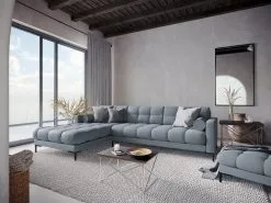 Pehmeä Kulmasohva Cosmopolitan Design Bali, Veluuri, Vaaleansininen/musta -NORE Kalusteet Myymälä pehmea kulmasohva cosmopolitan design bali veluuri vaaleansininenmusta e7fd0 halvempi reference