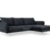Pehmeä Kulmasohva Cosmopolitan Design Florence 5S, Tummansininen