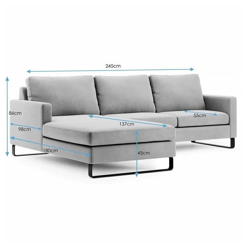 Pehmeä Kulmasohva Homede Corni M, Sininen. 5 Pehmeä Kulmasohva Homede Corni M, Sininen. - Image 5