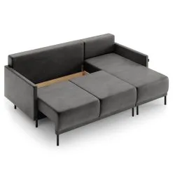 Pehmeä Kulmasohva Homede Lapi, Tummanharmaa -NORE Kalusteet Myymälä pehmea kulmasohva homede lapi tummanharmaa db029 netistai reference