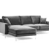 Pehmeä Kulmasohva Kooko Home Lyrique, Harmaa