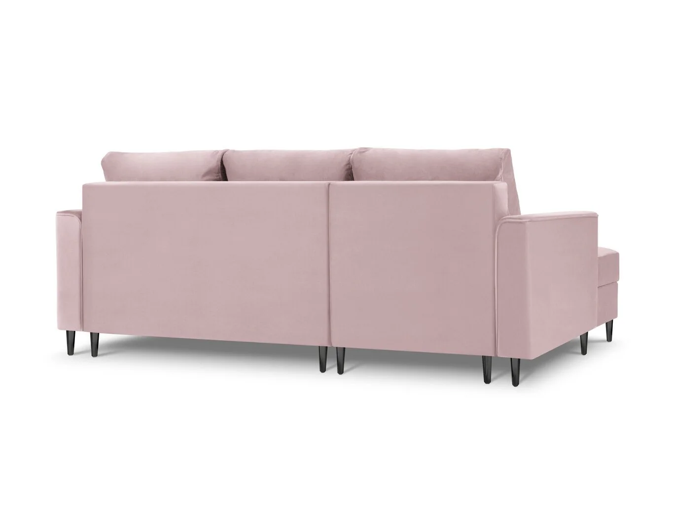 Pehmeä Kulmasohva Mazzini Sofas Cartadera, Pinkki/musta 4 Pehmeä Kulmasohva Mazzini Sofas Cartadera, Pinkki/musta - Image 4