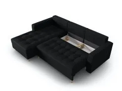 Pehmeä Kulmasohva Micadoni Home Gobi 69, Musta -NORE Kalusteet Myymälä pehmea kulmasohva micadoni home gobi 69 musta 614ef osta reference