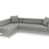 Pehmeä Kulmasohva Micadoni Home Karoo 5S, Harmaa