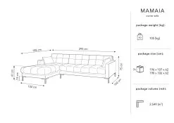 Pehmeä Kulmasohva Micadoni Home Mamaia 5S, Tummansininen/musta -NORE Kalusteet Myymälä pehmea kulmasohva micadoni home mamaia 5s tummansininenmusta 9f9b8 halvempi reference