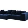 Pehmeä Kulmasohva Micadoni Home Margo S, Sininen